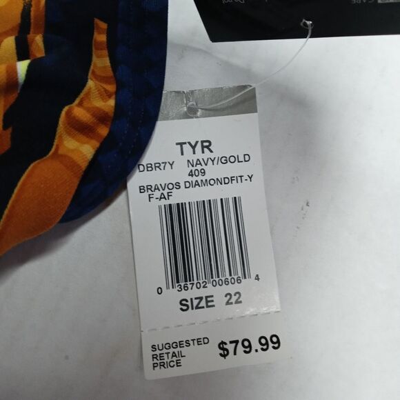 TYR Bravos Youth Diamondfit One Piece Swimsuit - Picture 9 of 12